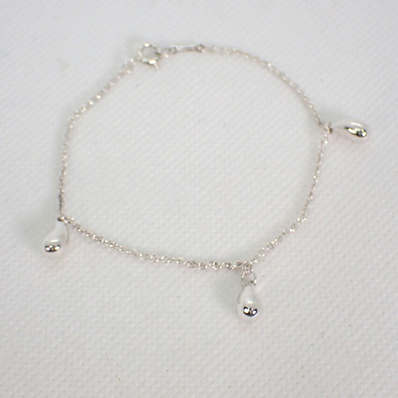 TIFFANY 925 teardrop station bracelet - Picture 5 of 8